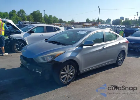2016 Hyundai Elantra Se из США, поврежденный, VIN 5NPDH4AE9GH653368